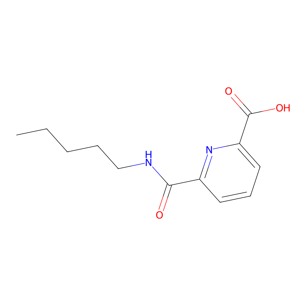 6-(Pentylcarbamoyl)pyridine-2-carboxylic acid molecular structure, CAS 1154973-60-0
