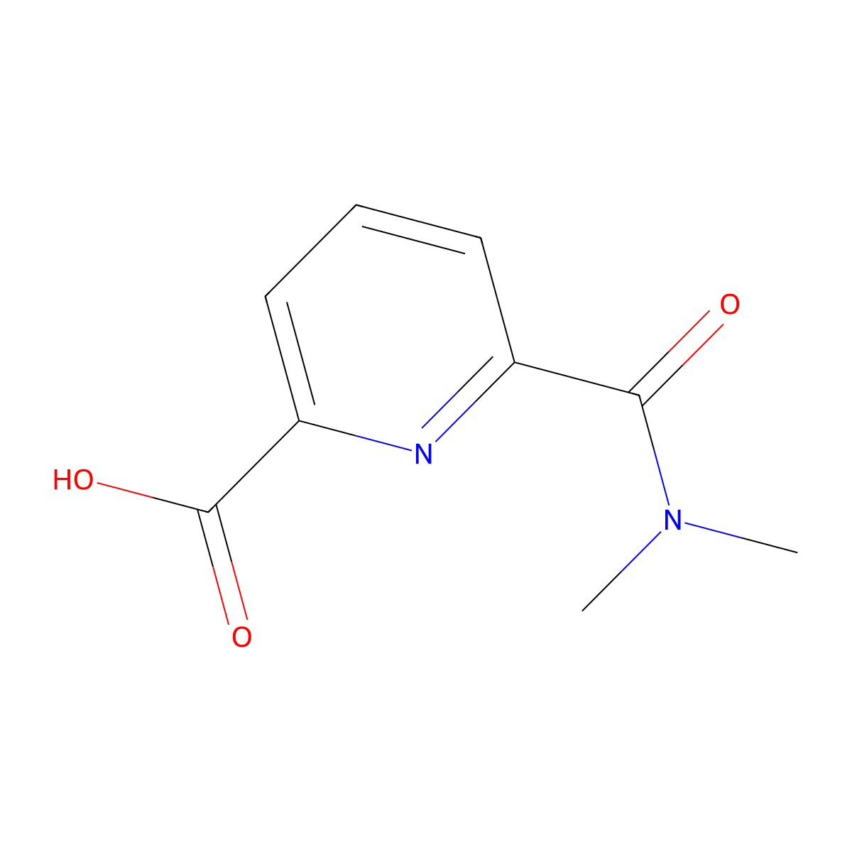 6-(Dimethylcarbamoyl)pyridine-2-carboxylic acid molecular structure, CAS 1154973-72-4