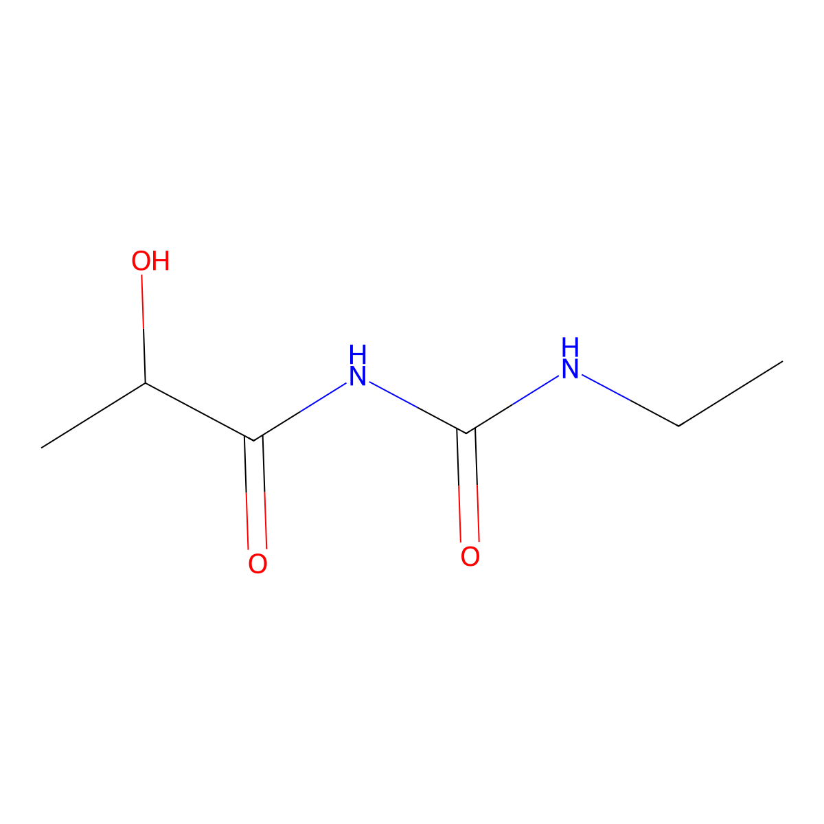 1-Ethyl-3-(2-hydroxypropanoyl)urea molecular structure, CAS 1154989-70-4