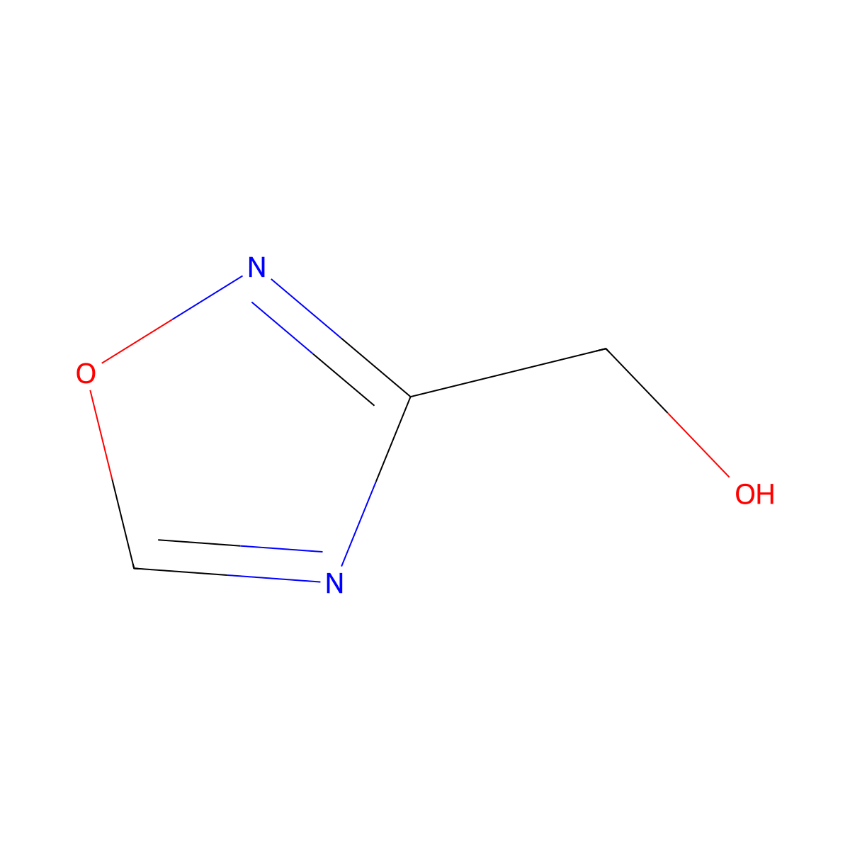 (1,2,4-Oxadiazol-3-yl)methanol molecular structure, CAS 1154990-12-1