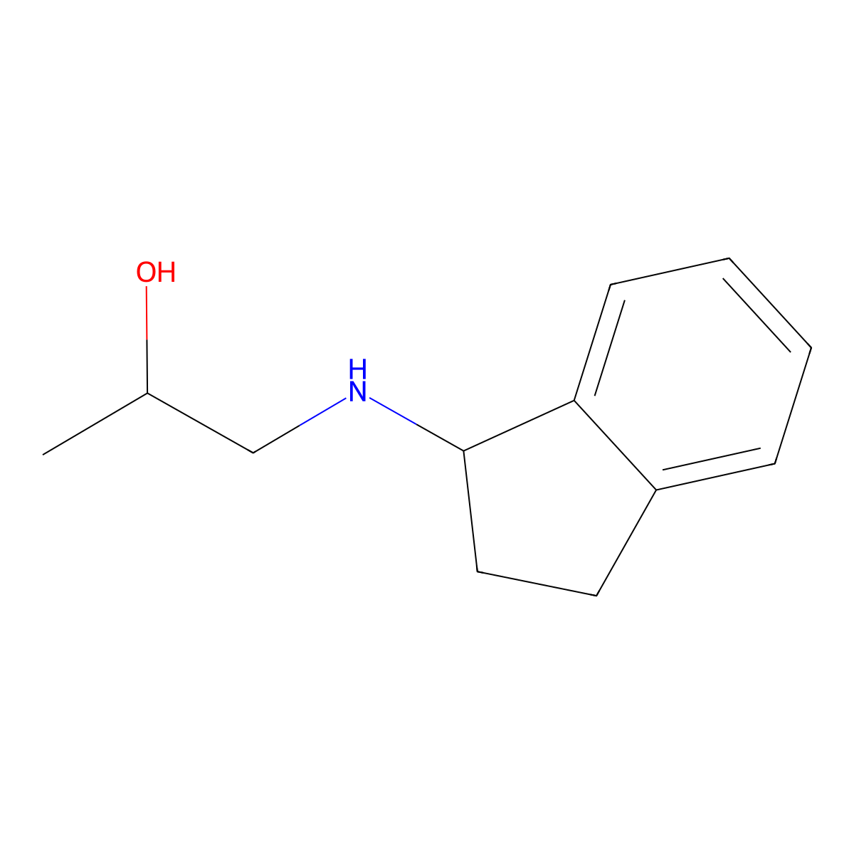 1-[(2,3-dihydro-1H-inden-1-yl)amino]propan-2-ol molecular structure, CAS 1154997-14-4