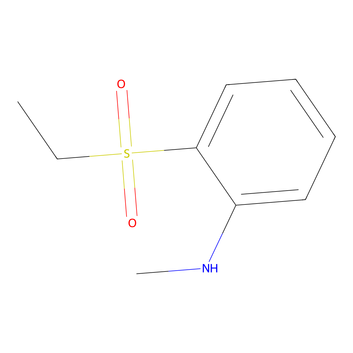 2-(ethanesulfonyl)-N-methylaniline molecular structure, CAS 1154999-52-6