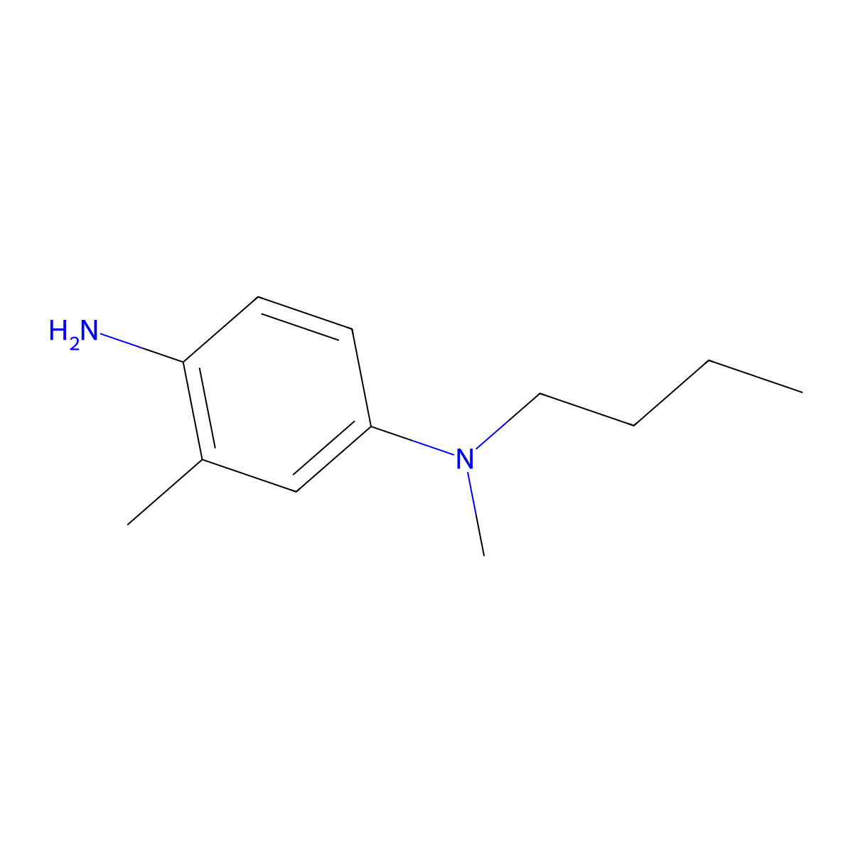 N1-Butyl-N1,3-dimethylbenzene-1,4-diamine molecular structure, CAS 1155005-40-5
