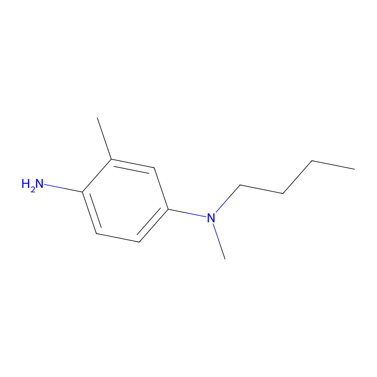 N1-Butyl-N1,3-dimethylbenzene-1,4-diamine molecular structure, CAS 1155005-40-5