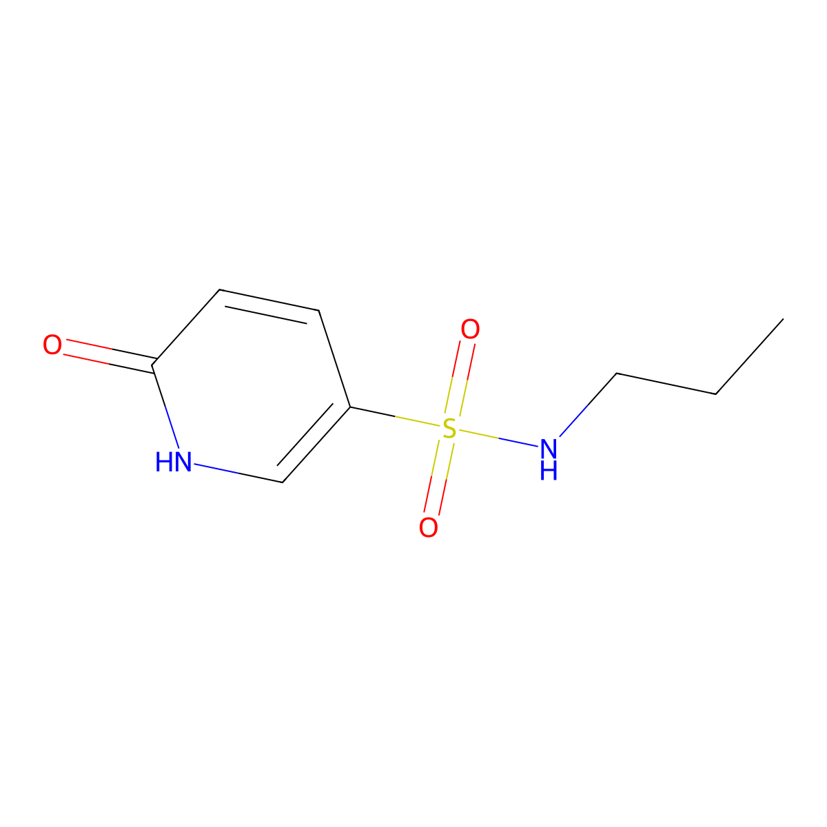 6-Oxo-N-propyl-1,6-dihydropyridine-3-sulfonamide molecular structure, CAS 1155056-63-5