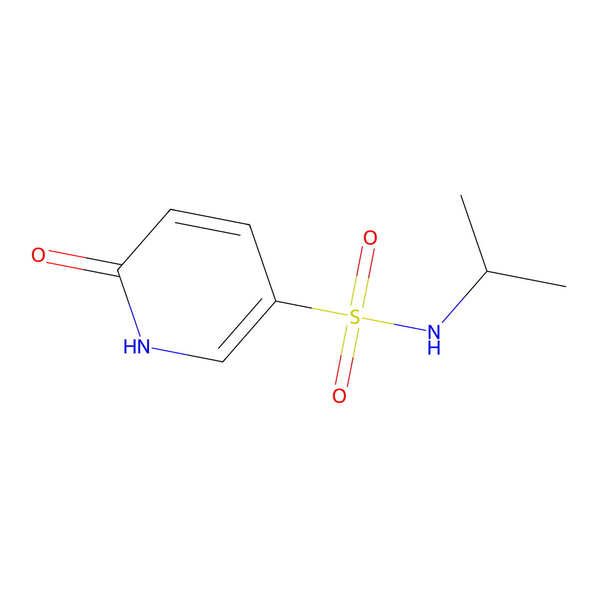 N-Isopropyl-6-oxo-1,6-dihydropyridine-3-sulfonamide molecular structure, CAS 1155056-68-0