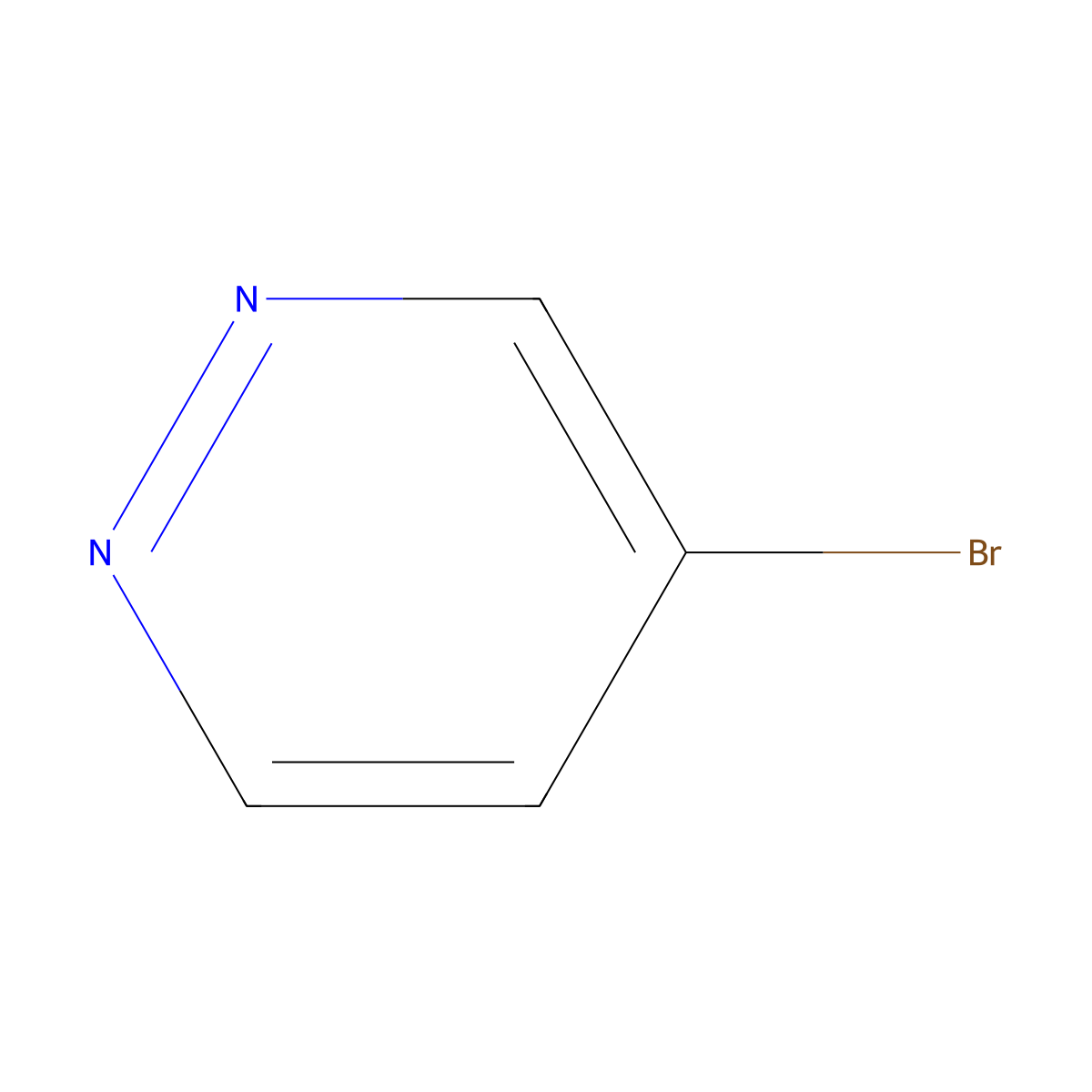 4-Bromopyridazine molecular structure, CAS 115514-66-4