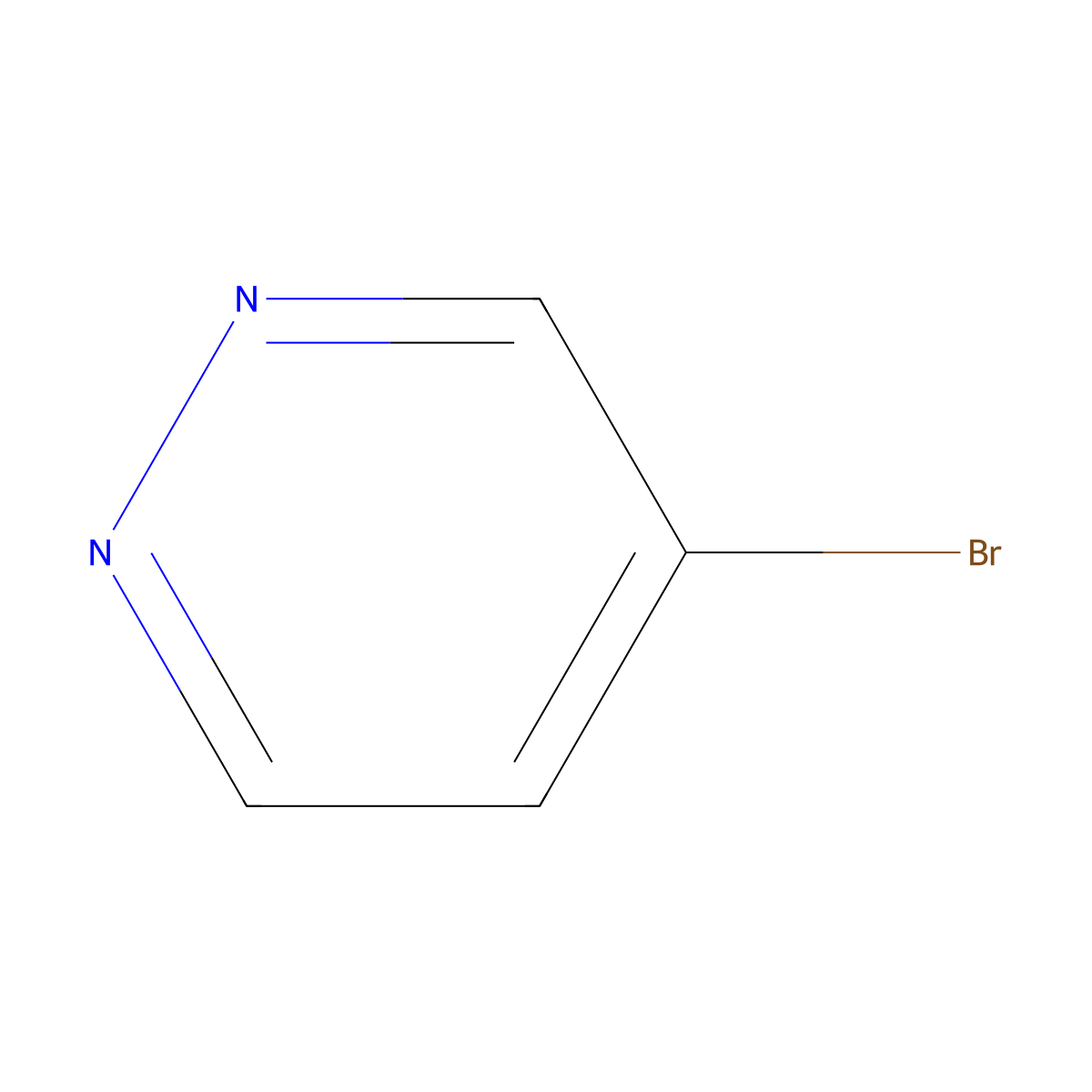 4-Bromopyridazine molecular structure, CAS 115514-66-4