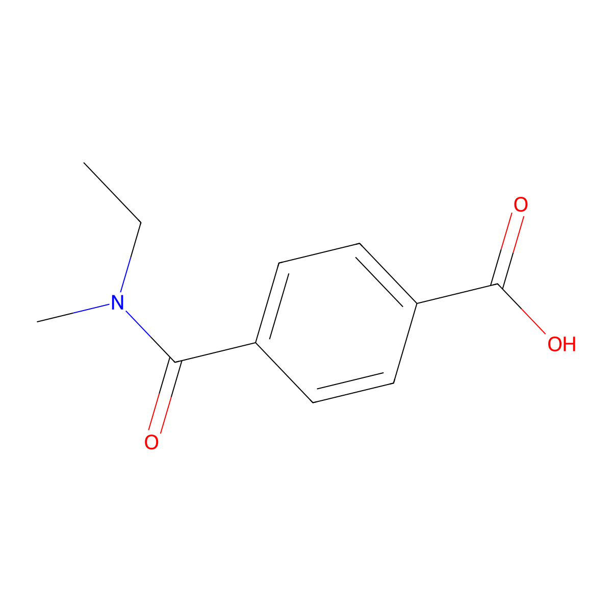 4-[Ethyl(methyl)carbamoyl]benzoic acid molecular structure, CAS 1155169-09-7