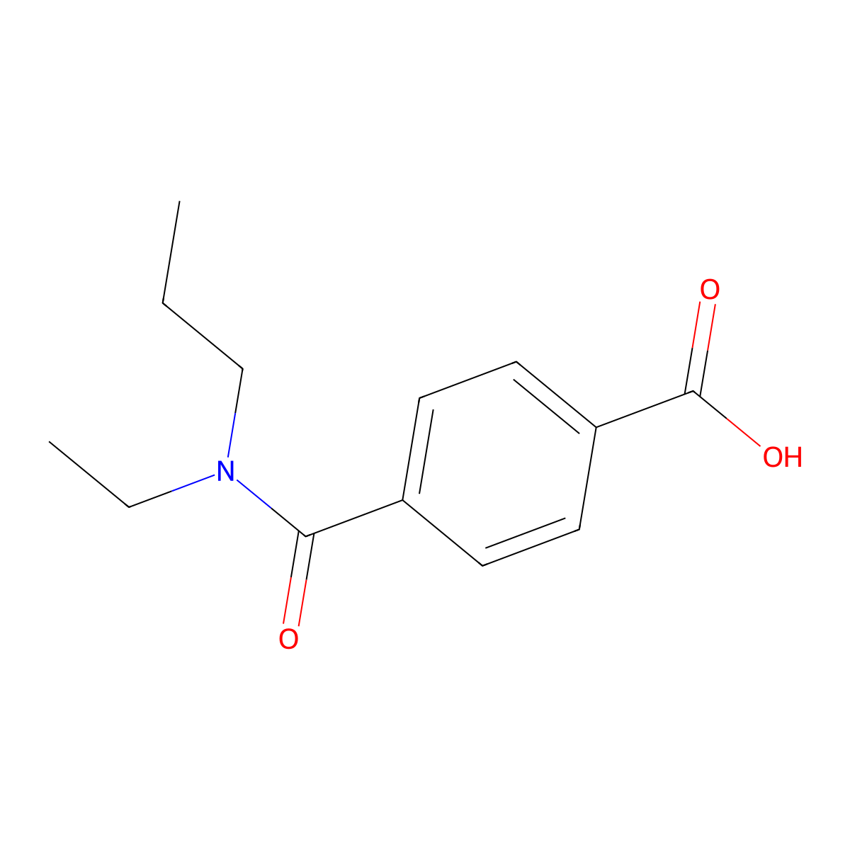 4-[Ethyl(propyl)carbamoyl]benzoic acid molecular structure, CAS 1155169-31-5