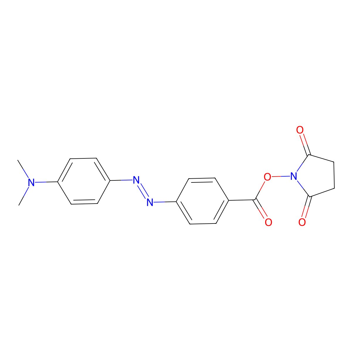 dabcyl SE dye molecular structure, CAS 1155356-49-2