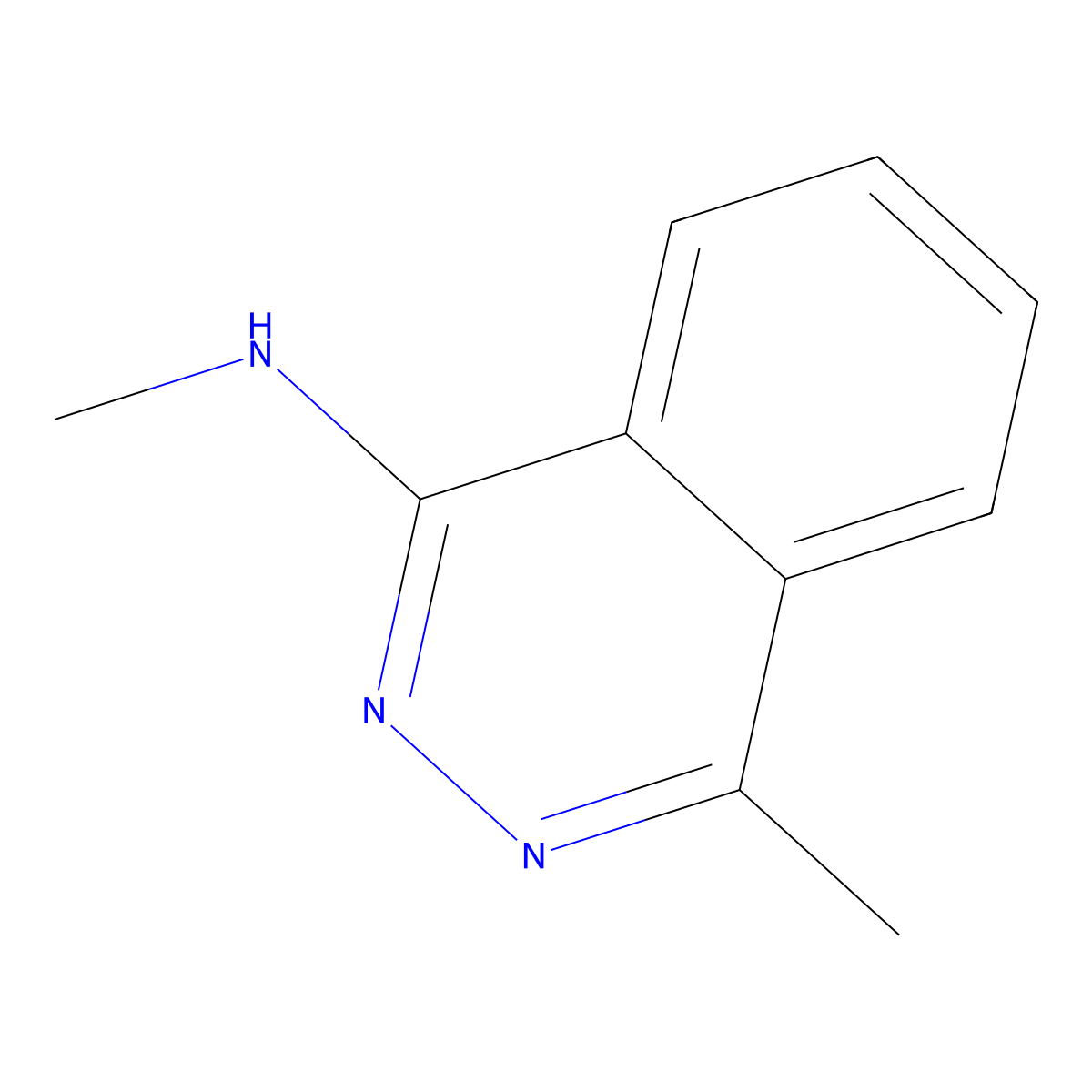 N,4-dimethylphthalazin-1-amine molecular structure, CAS 1155466-64-0