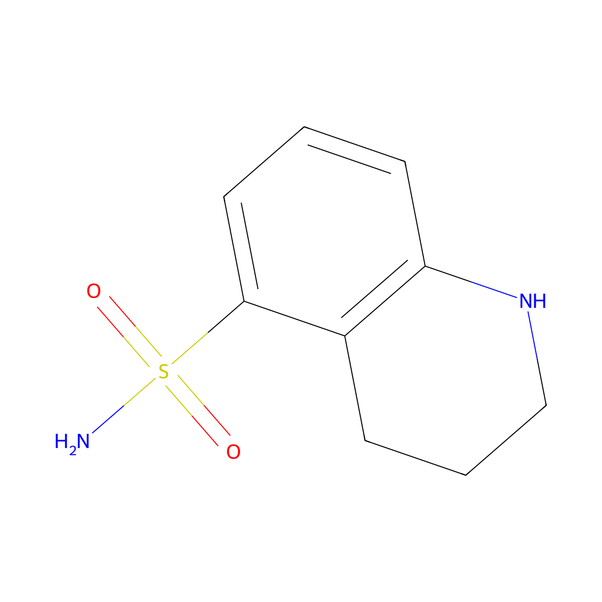 1,2,3,4-Tetrahydroquinoline-5-sulfonamide molecular structure, CAS 1155515-51-7