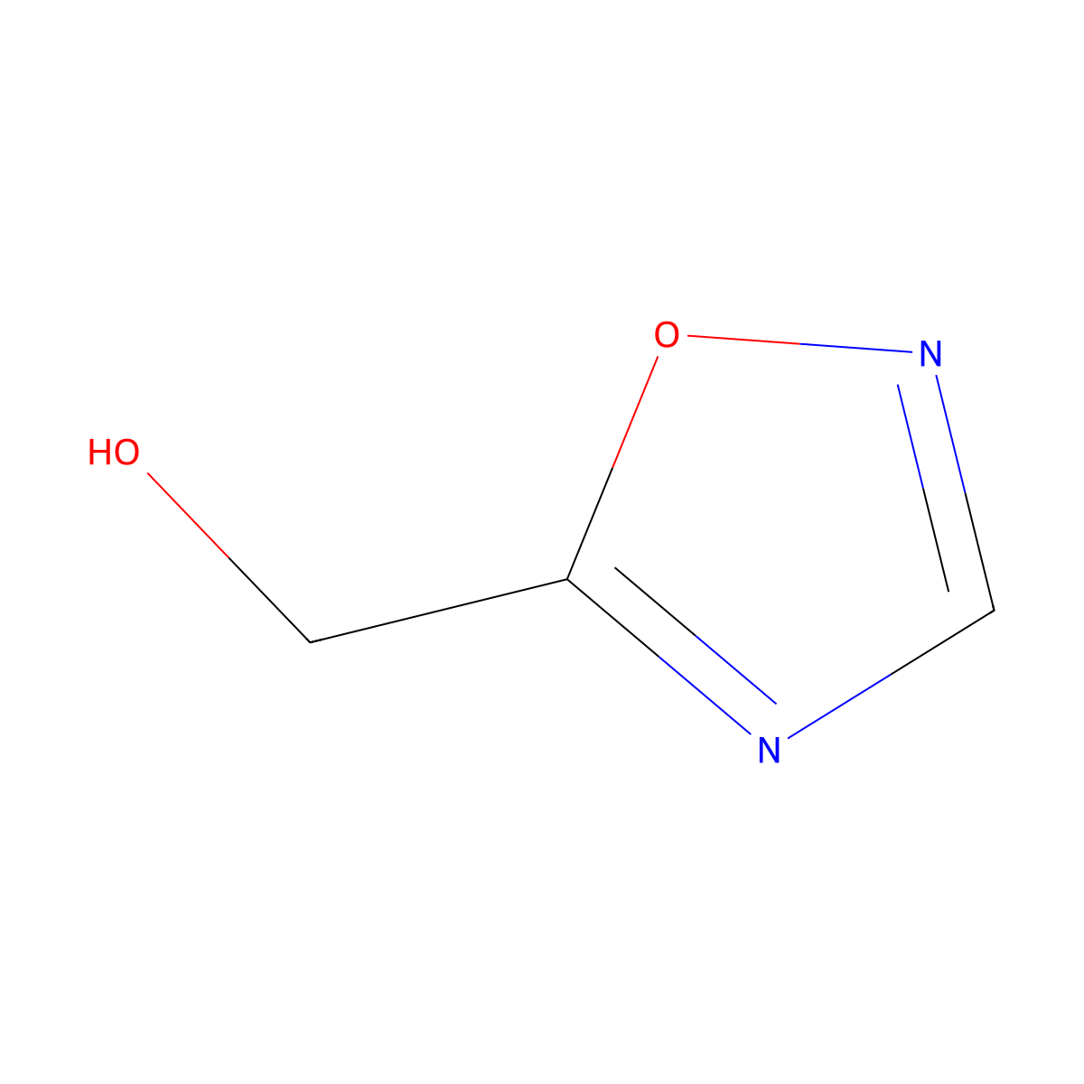 1,2,4-Oxadiazol-5-ylmethanol molecular structure, CAS 1155532-93-6