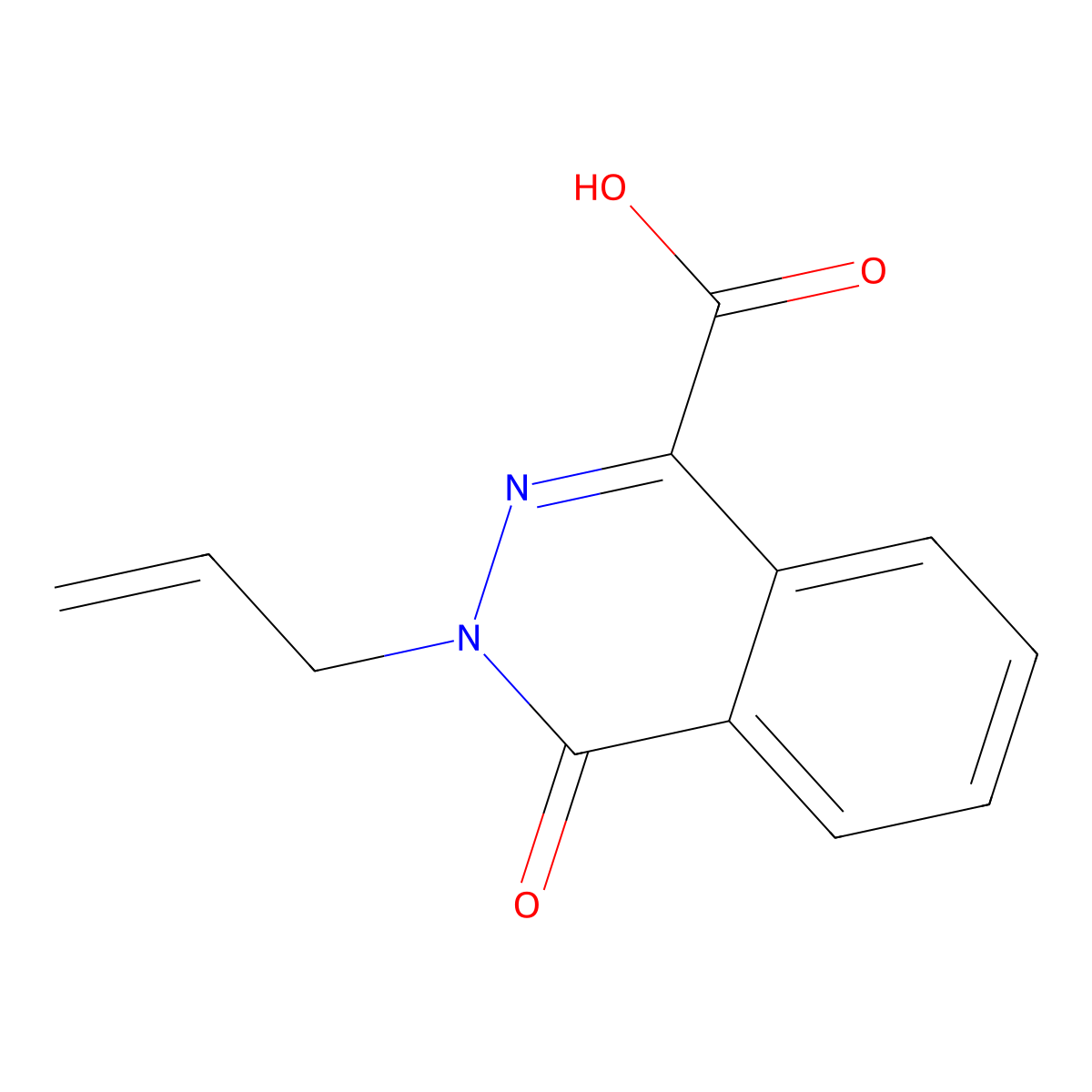 3-Allyl-4-oxo-3,4-dihydrophthalazine-1-carboxylic acid molecular structure, CAS 1155554-57-6