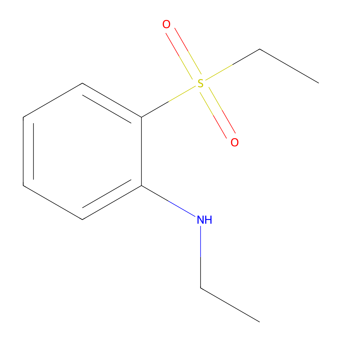 2-(ethanesulfonyl)-N-ethylaniline molecular structure, CAS 1155562-08-5