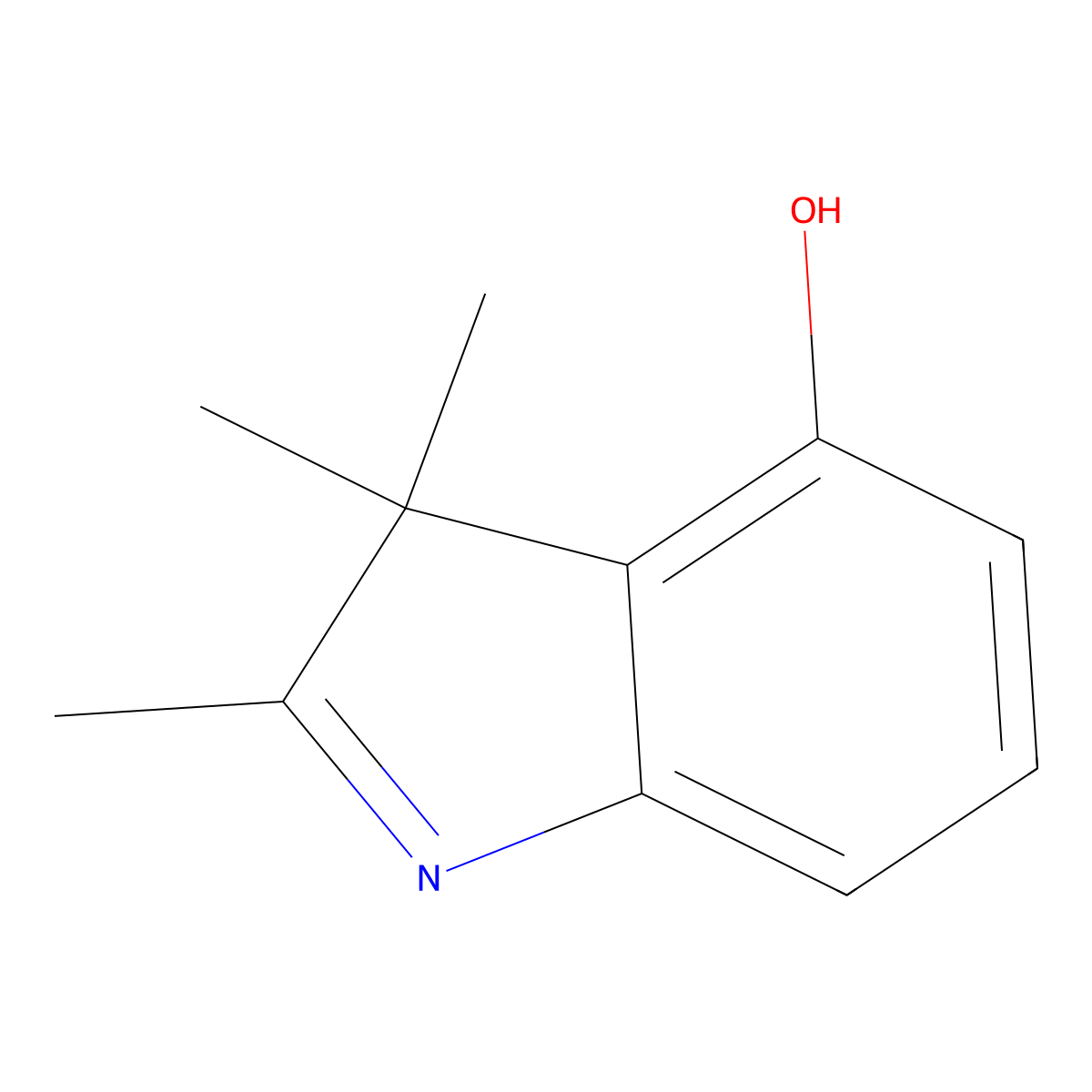 2,3,3-Trimethylindol-4-OL molecular structure, CAS 115557-00-1