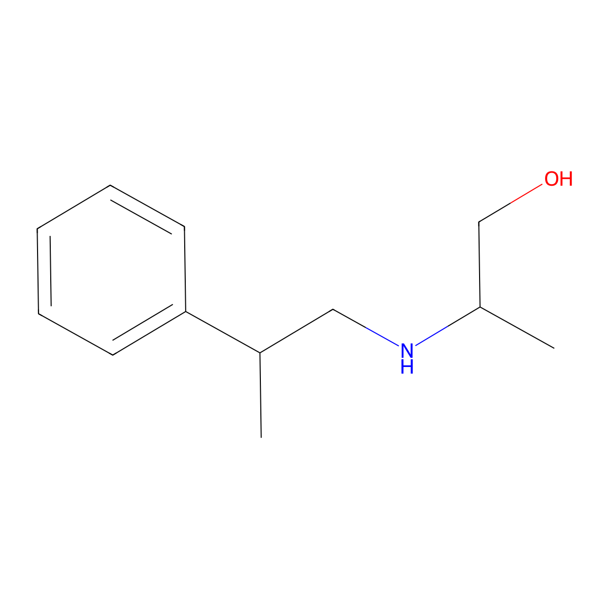 2-[(2-Phenylpropyl)amino]propan-1-ol molecular structure, CAS 1155570-38-9