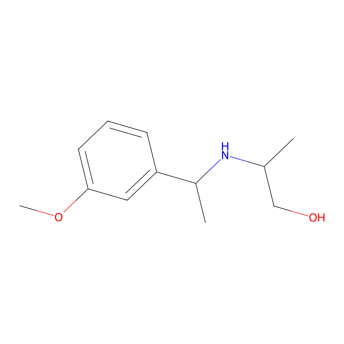 2-{[1-(3-Methoxyphenyl)ethyl]amino}propan-1-ol molecular structure, CAS 1155573-06-0