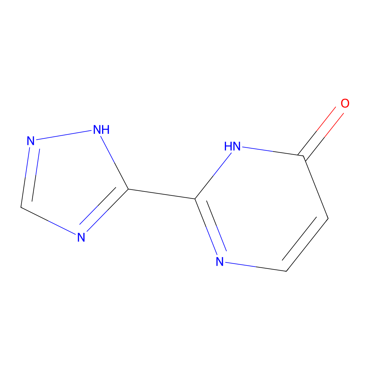 2-(4H-1,2,4-triazol-3-yl)pyrimidin-4-ol molecular structure, CAS 1155596-91-0