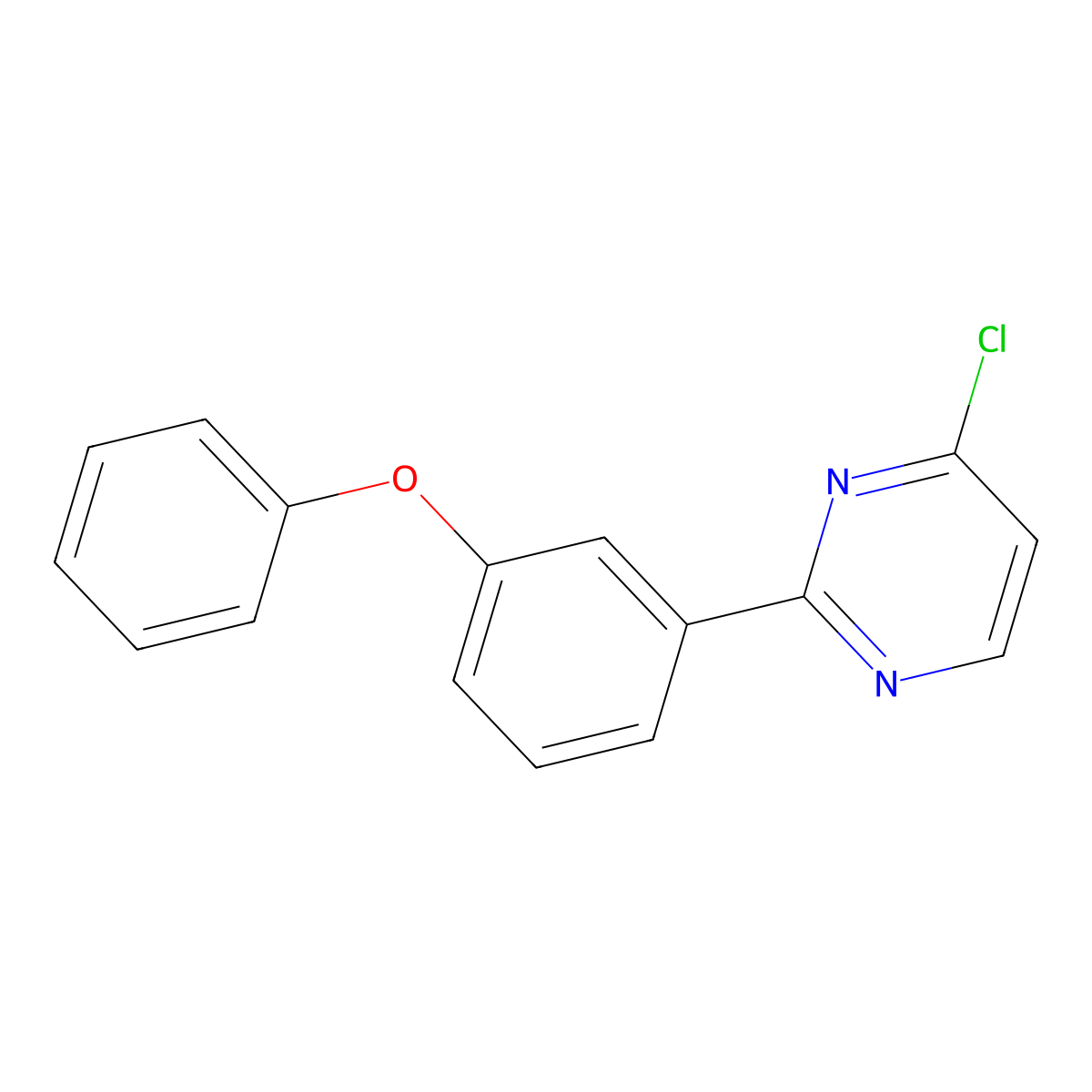 4-Chloro-2-(3-phenoxyphenyl)pyrimidine molecular structure, CAS 1155597-81-1