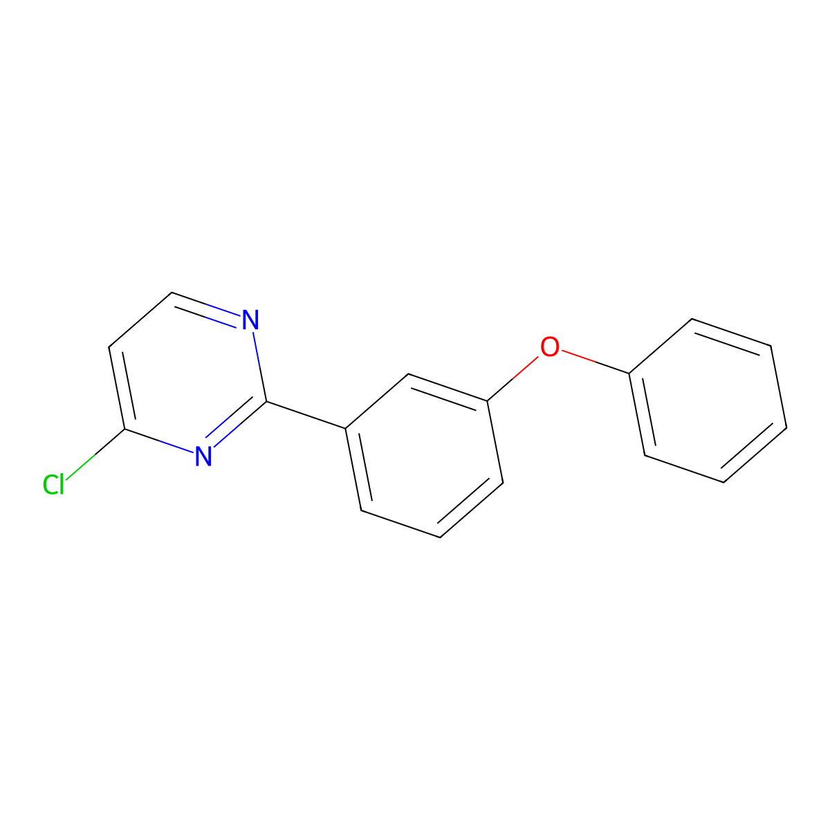 4-Chloro-2-(3-phenoxyphenyl)pyrimidine molecular structure, CAS 1155597-81-1