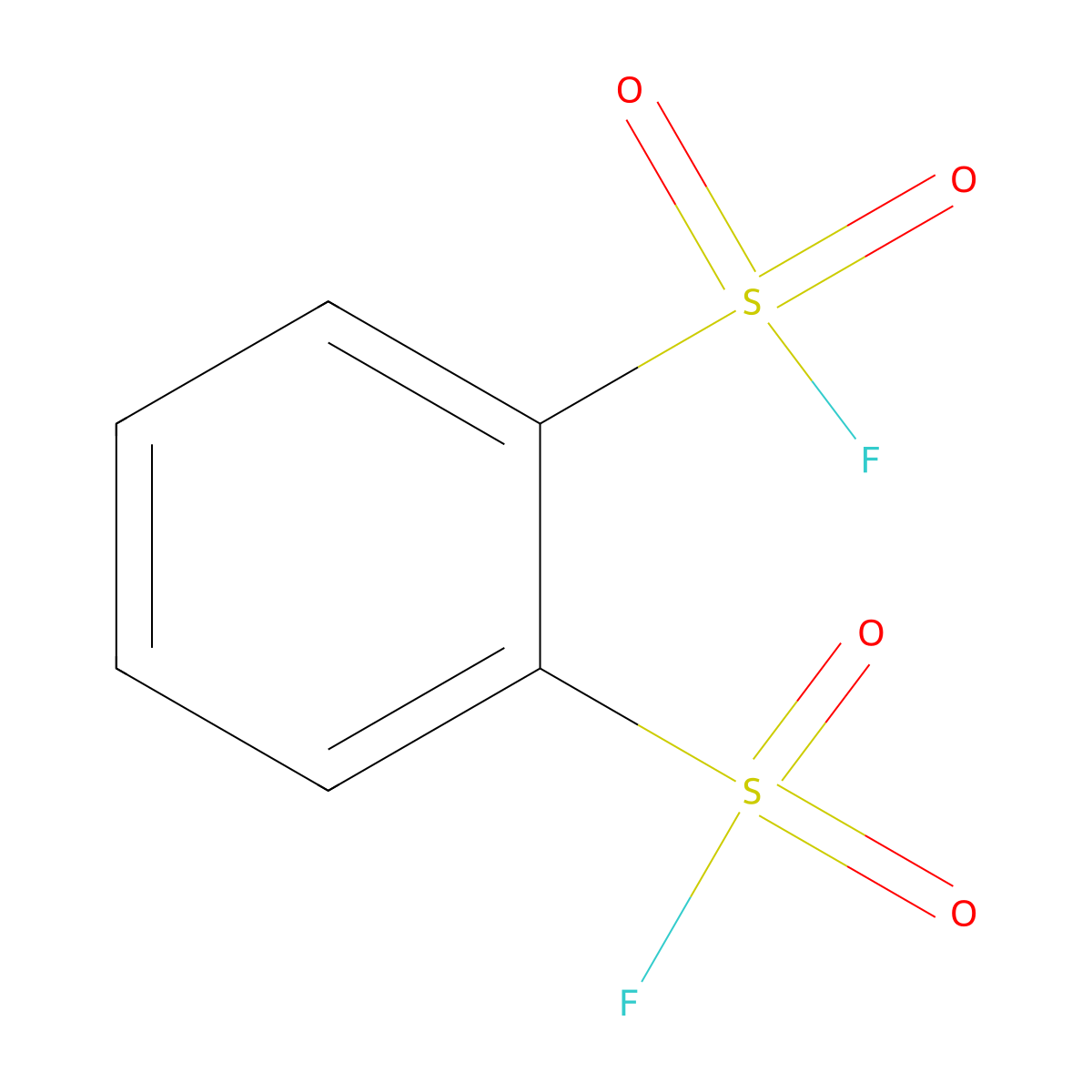 1,2-Benzenedisulfonyl fluoride molecular structure, CAS 115560-96-8