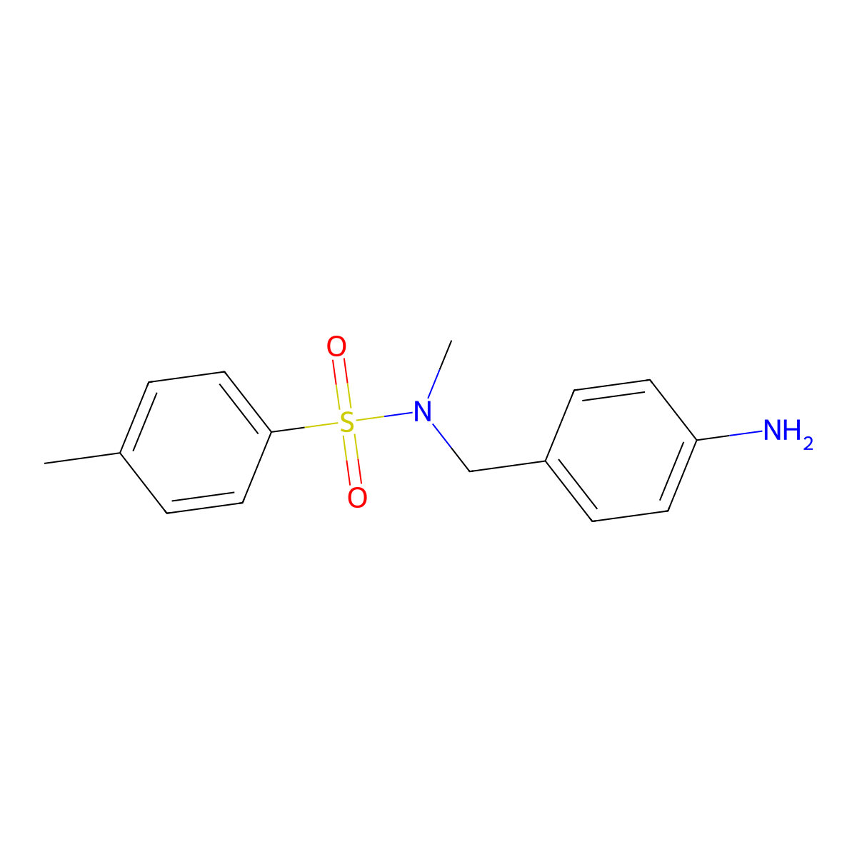 N-(4-Aminobenzyl)-N-methyl-p-Toluenesulfonamide molecular structure, CAS 115562-53-3