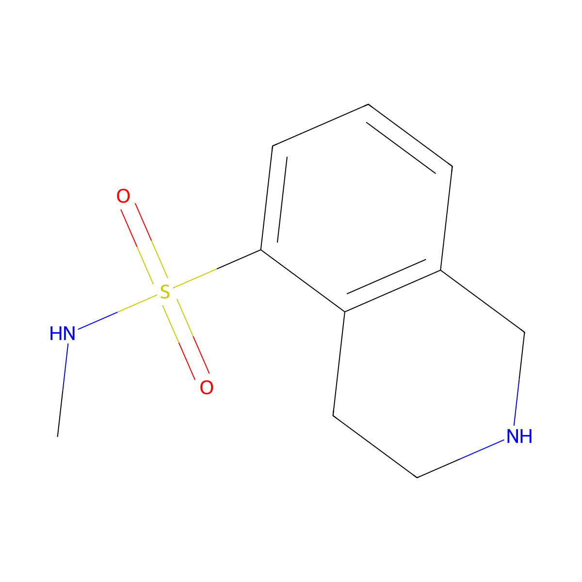 N-methyl-1,2,3,4-tetrahydroisoquinoline-5-sulfonamide molecular structure, CAS 1155630-41-3