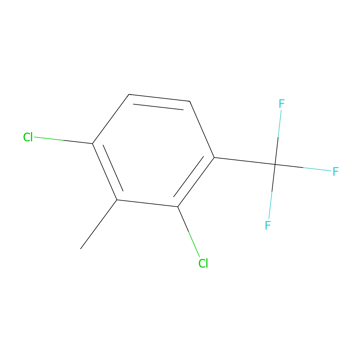 1,3-Dichloro-2-methyl-4-(trifluoromethyl)benzene molecular structure, CAS 115571-64-7