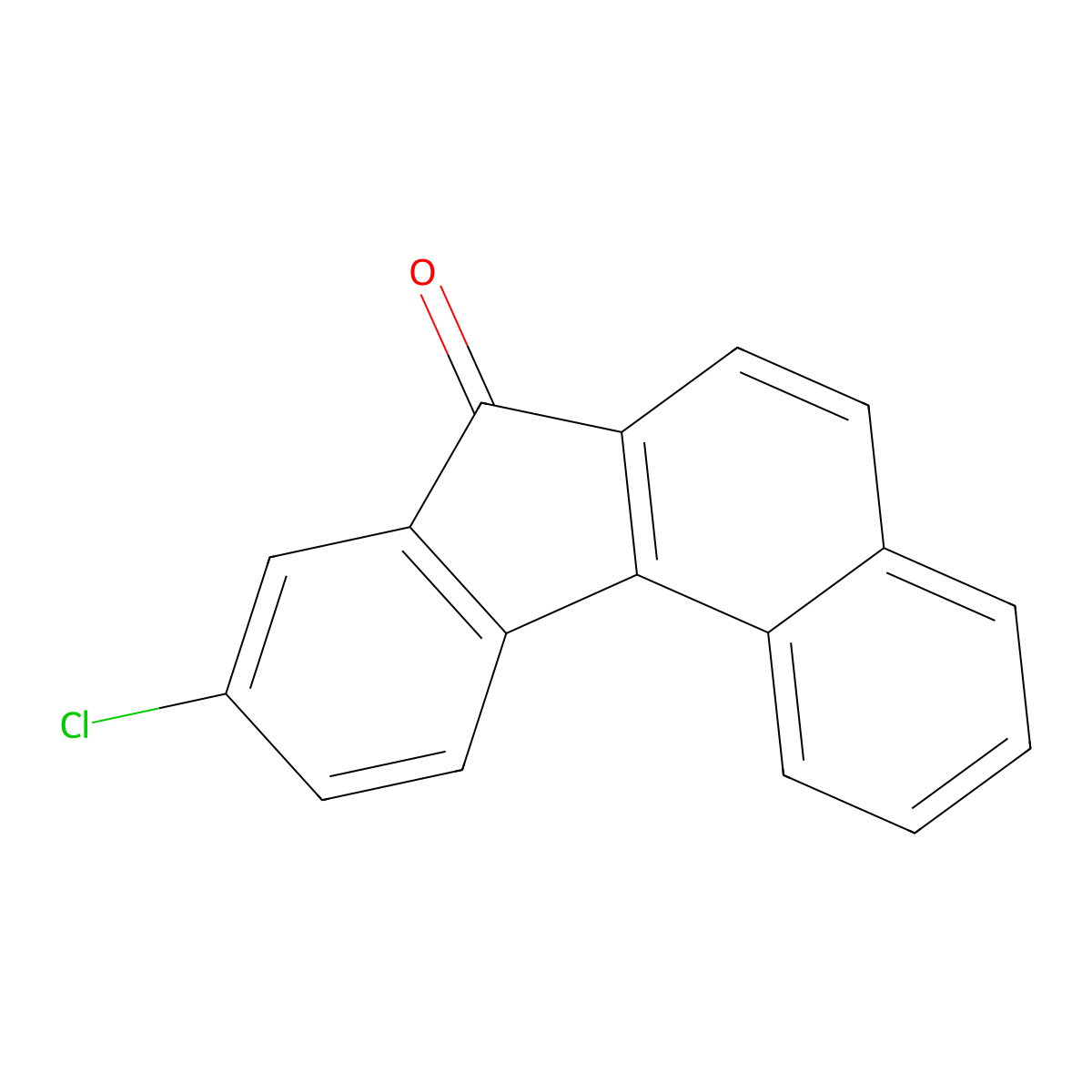 9-Chloro-7H-benzo[c]fluoren-7-one molecular structure, CAS 1155981-89-7
