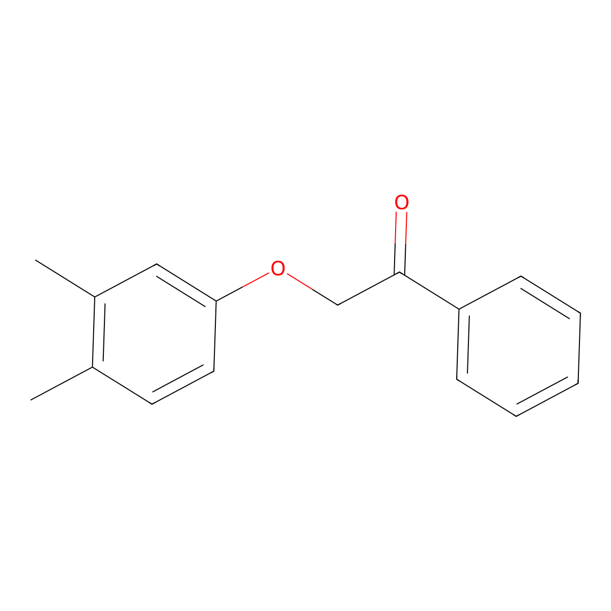 2-(3,4-Dimethylphenoxy)-1-phenylethanone molecular structure, CAS 115601-15-5