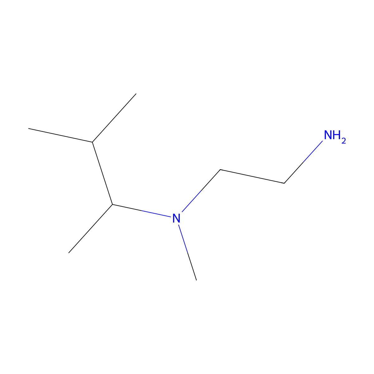 (2-Aminoethyl)(methyl)(3-methylbutan-2-yl)amine molecular structure, CAS 1156033-60-1