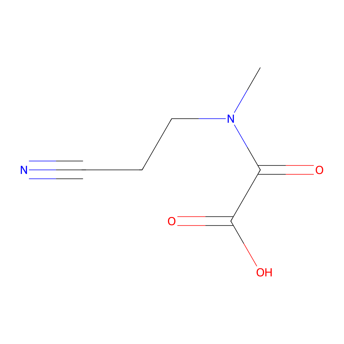 [(2-Cyanoethyl)(methyl)carbamoyl]formic acid molecular structure, CAS 1156077-63-2