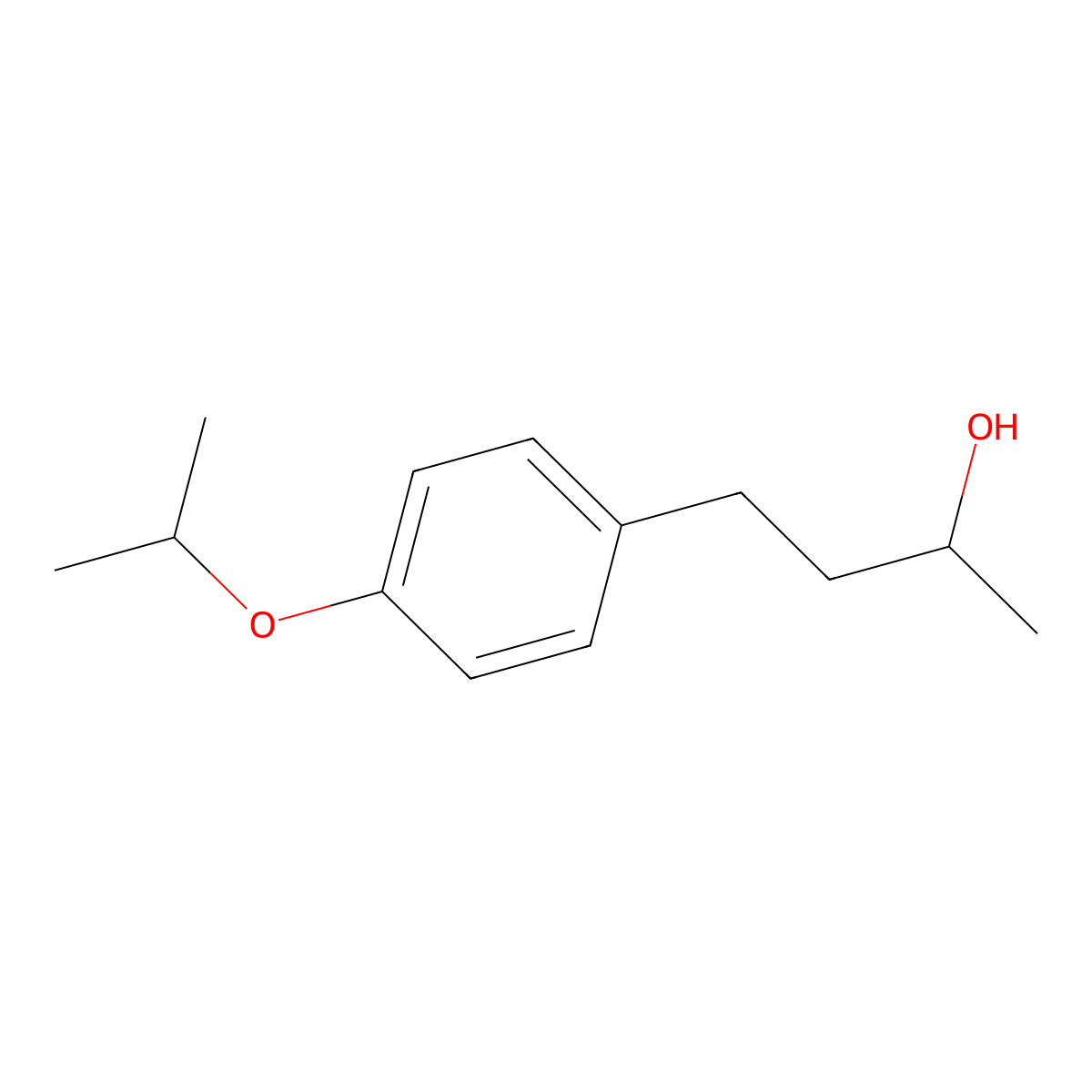 4-[4-(Propan-2-yloxy)phenyl]butan-2-ol molecular structure, CAS 1156099-22-7