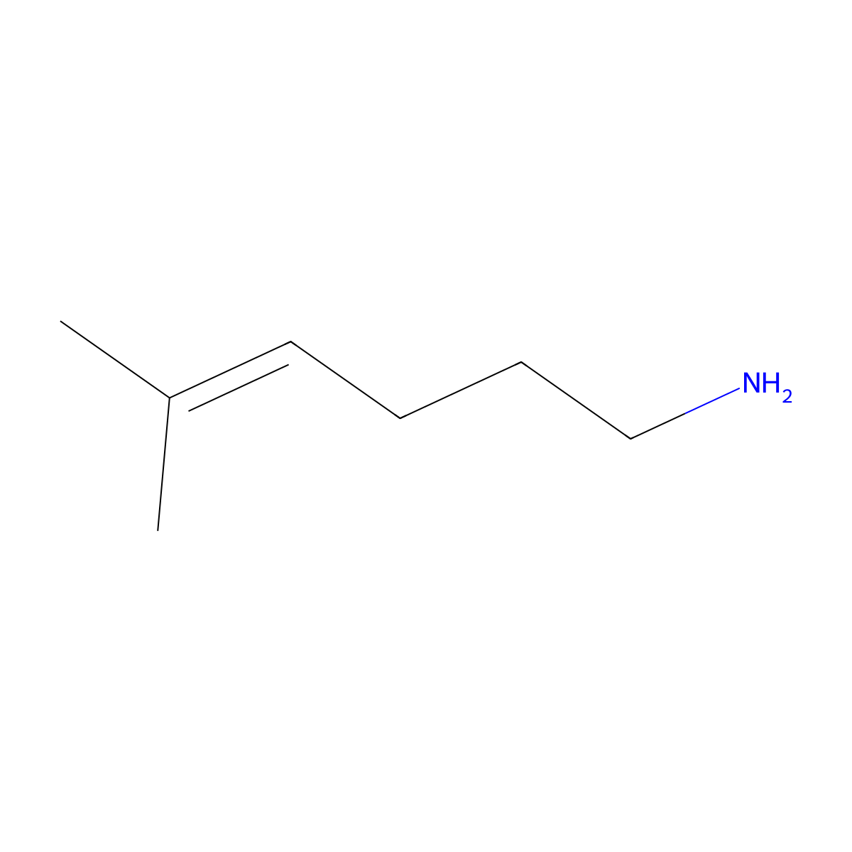5-Methylhex-4-en-1-amine molecular structure, CAS 115610-15-6