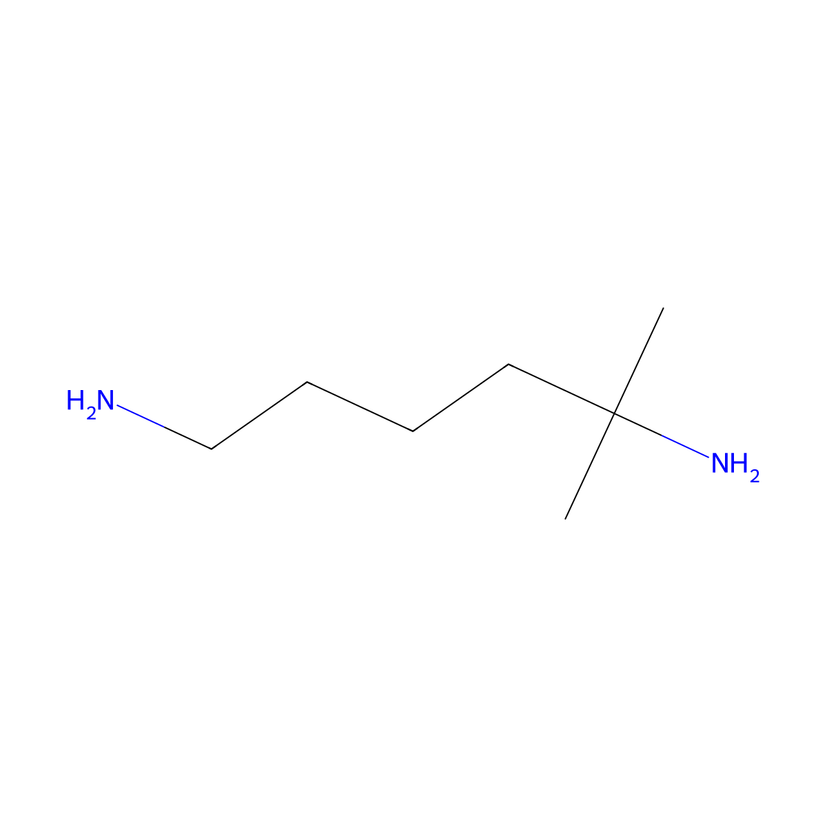 5-Methylhexane-1,5-diamine molecular structure, CAS 115610-16-7