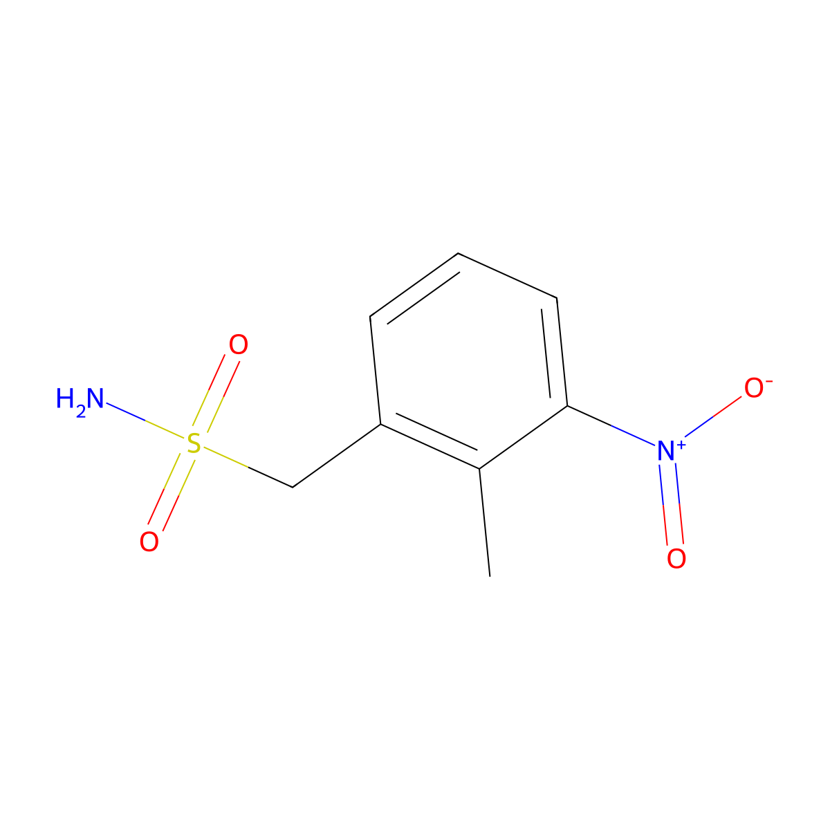 (2-Methyl-3-nitrophenyl)methanesulfonamide molecular structure, CAS 1156118-09-0