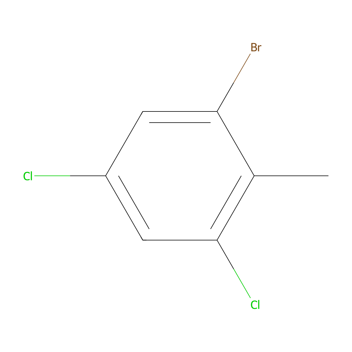 2-Bromo-4,6-dichlorotoluene molecular structure, CAS 115615-19-5