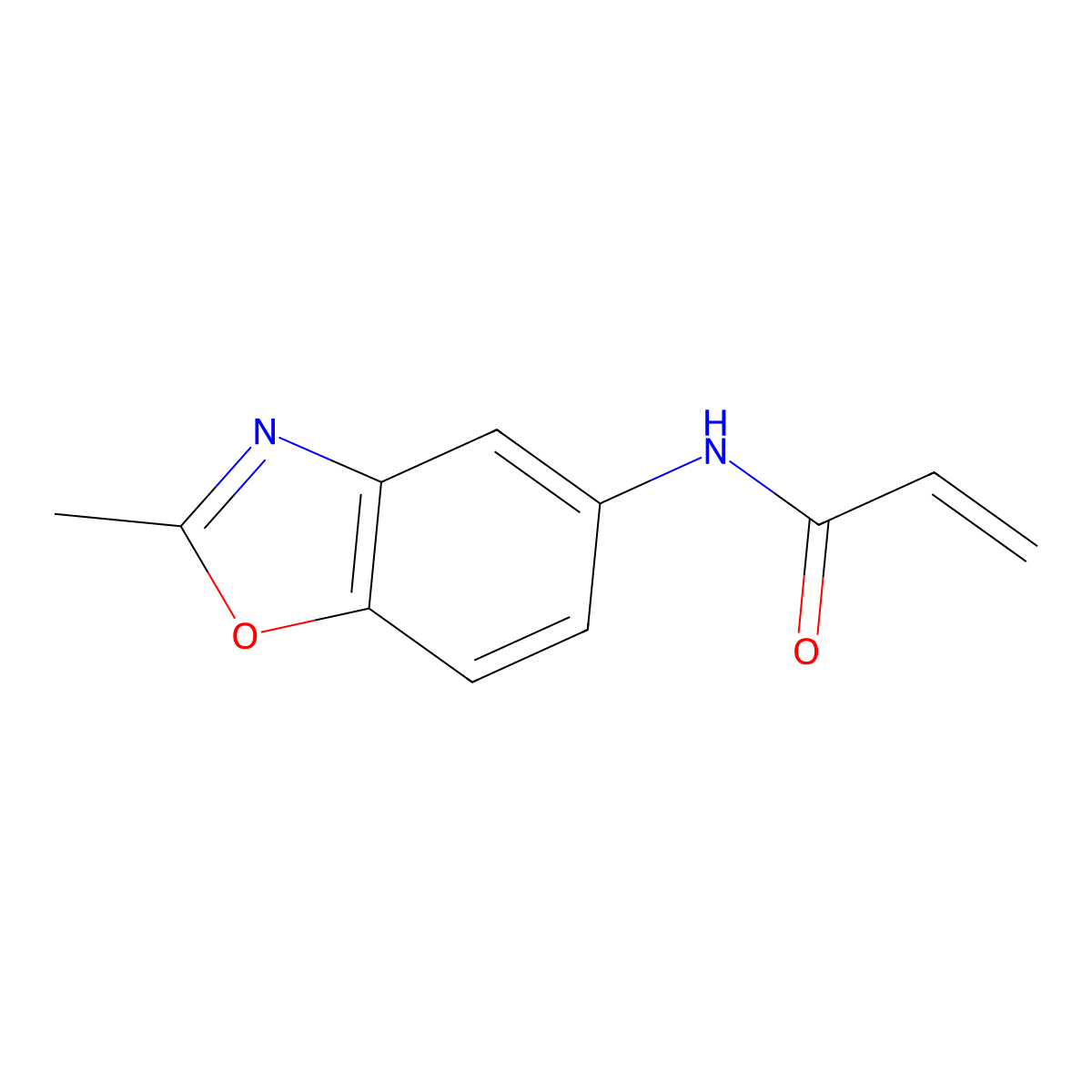 N-(2-Methylbenzo[d]oxazol-5-yl)acrylamide molecular structure, CAS 1156158-32-5