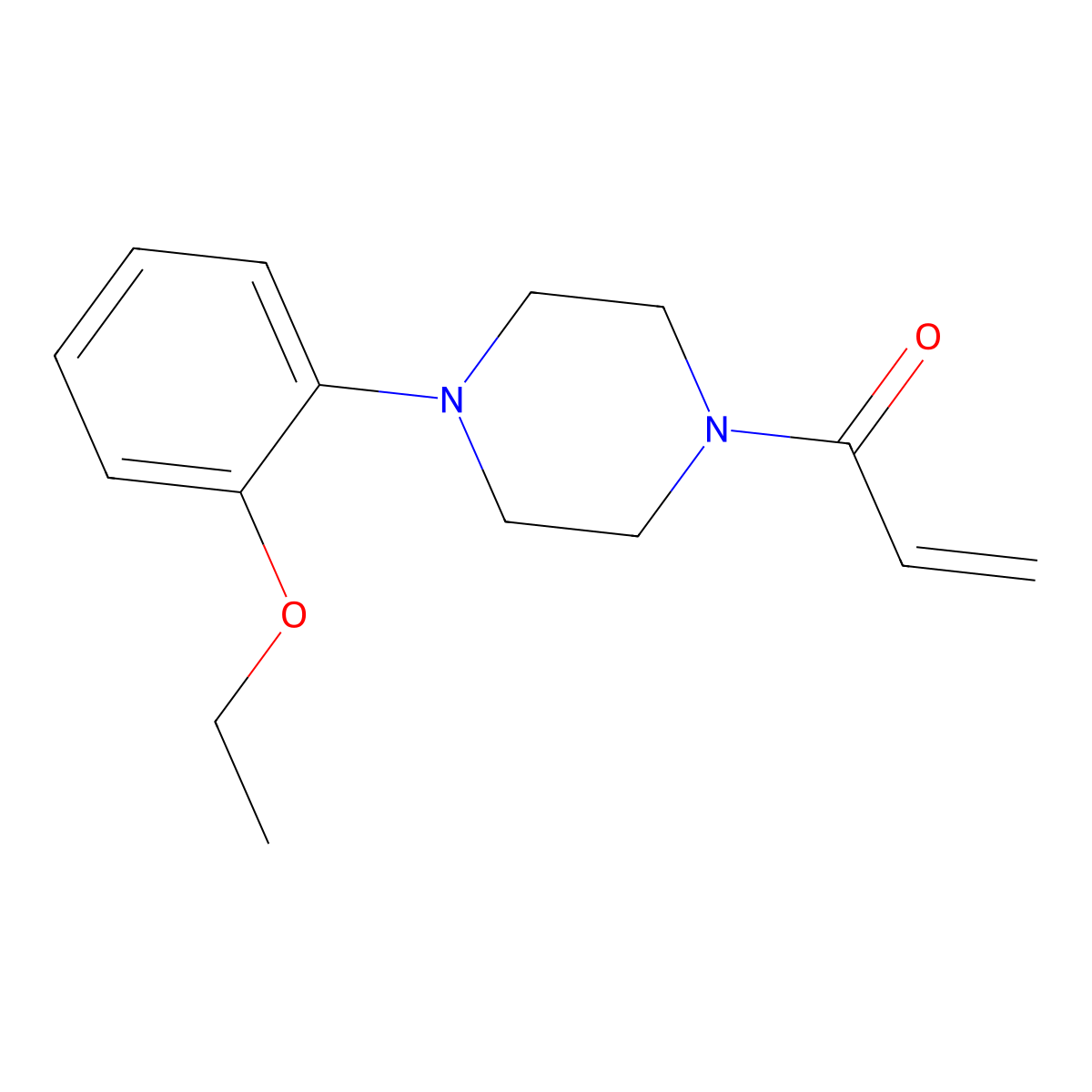 1-[4-(2-Ethoxyphenyl)piperazin-1-yl]prop-2-en-1-one molecular structure, CAS 1156160-01-8