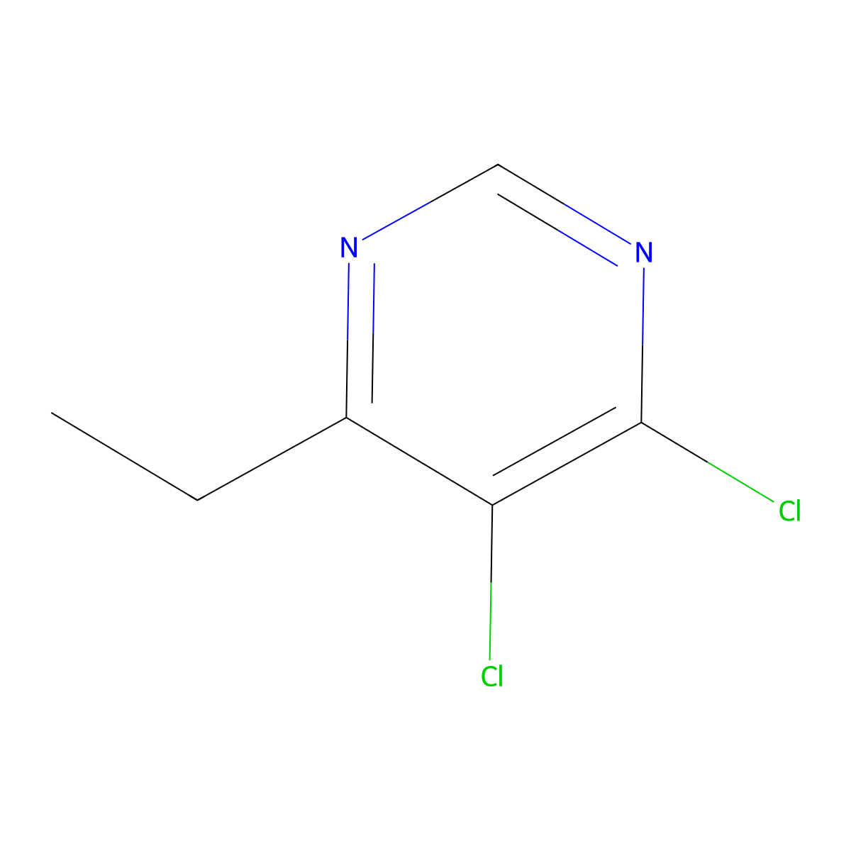 4,5-Dichloro-6-ethylpyrimidine molecular structure, CAS 115617-41-9