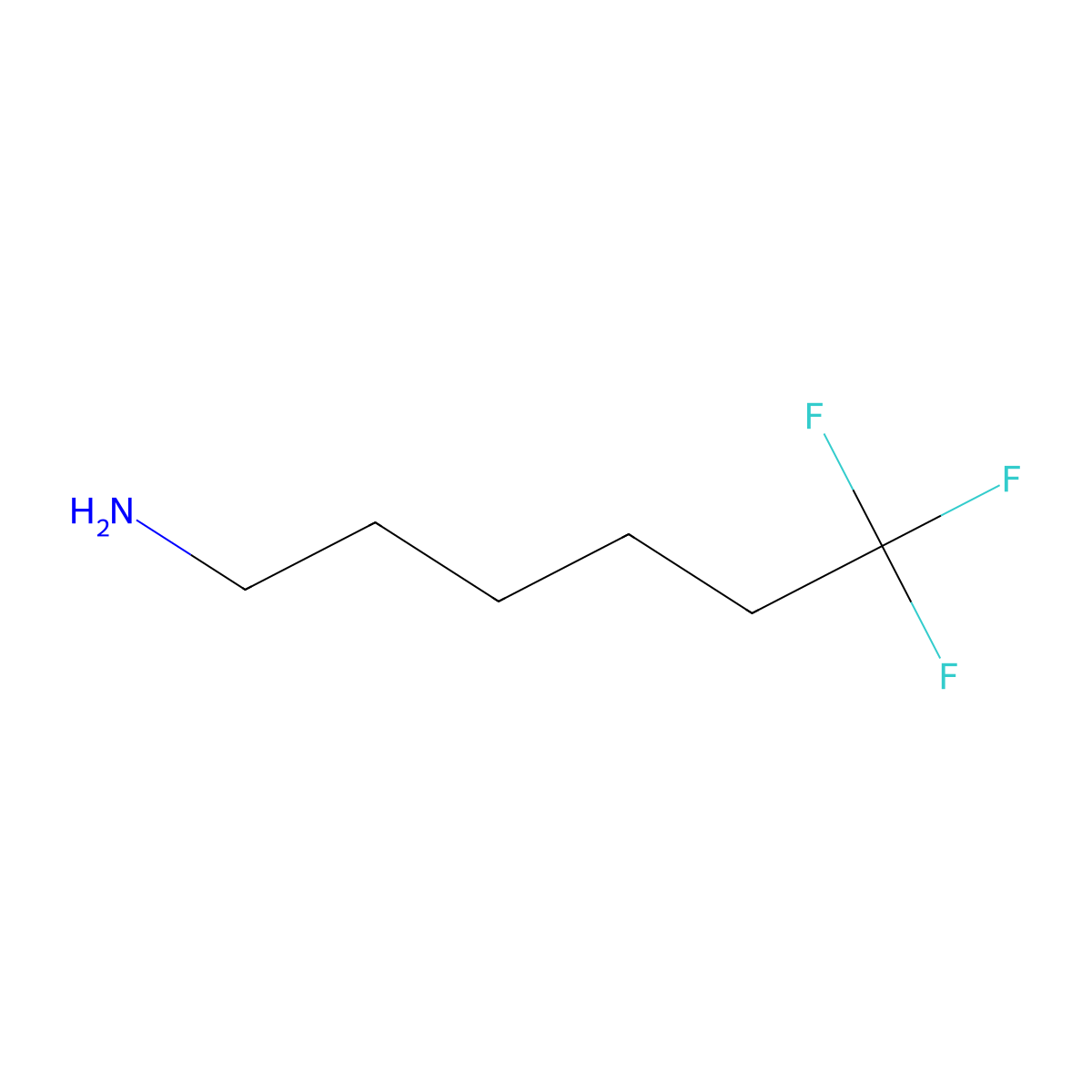 6,6,6-Trifluoro-hexylamine molecular structure, CAS 115619-28-8