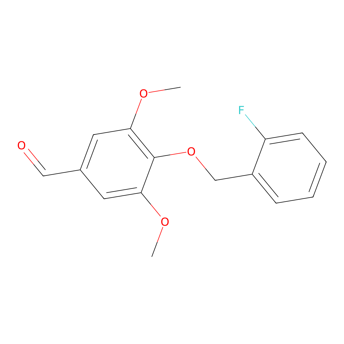 4-((2-Fluorobenzyl)oxy)-3,5-dimethoxybenzaldehyde molecular structure, CAS 1156194-96-5
