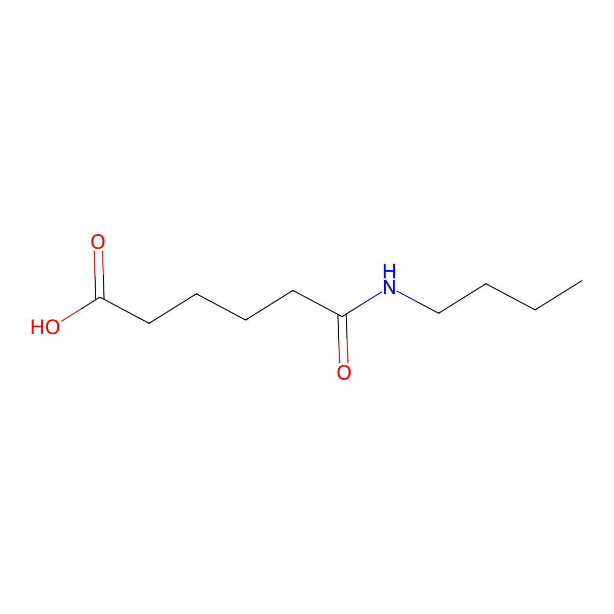 5-(Butylcarbamoyl)pentanoicacid molecular structure, CAS 1156213-49-8