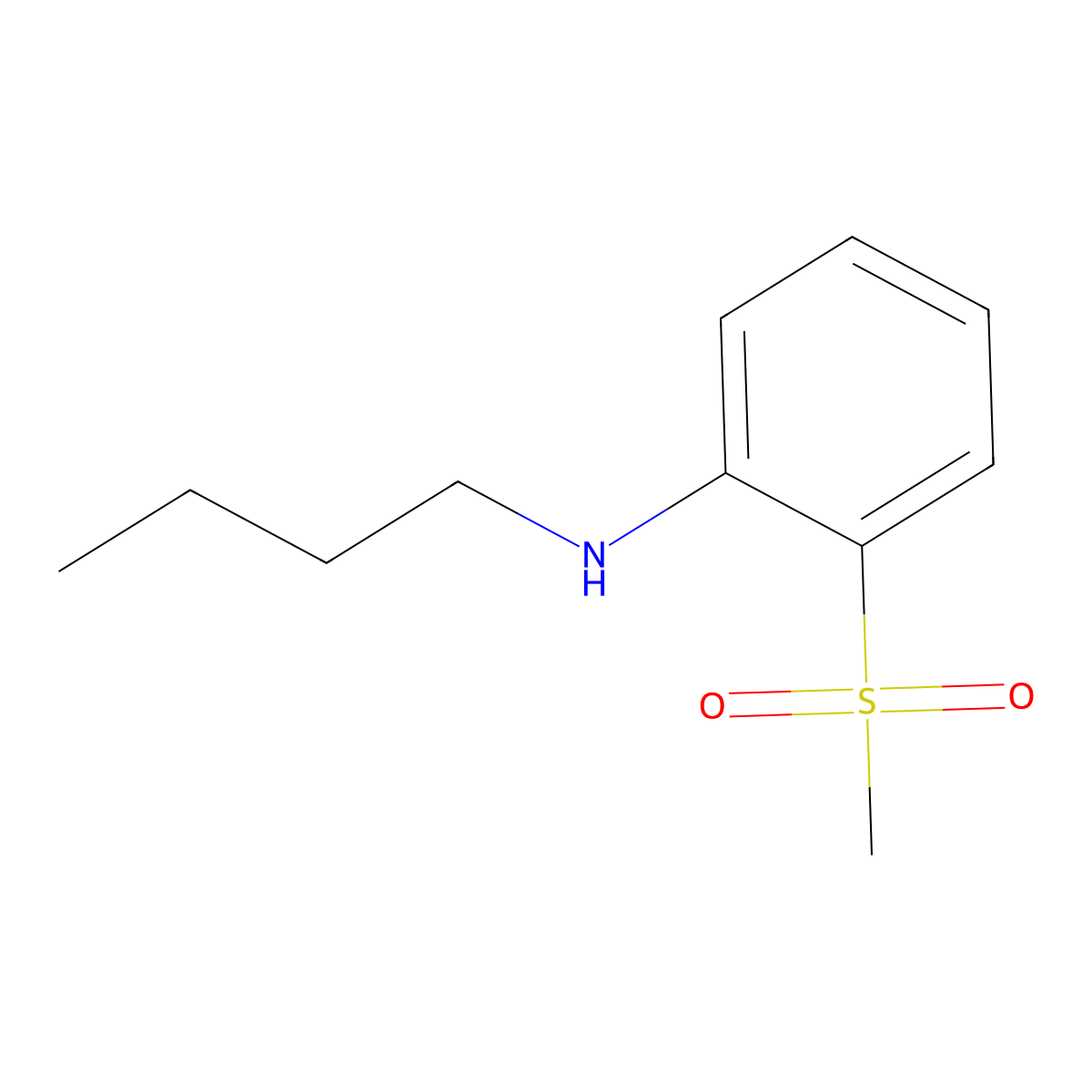 N-Butyl-2-methanesulfonylaniline molecular structure, CAS 1156233-08-7