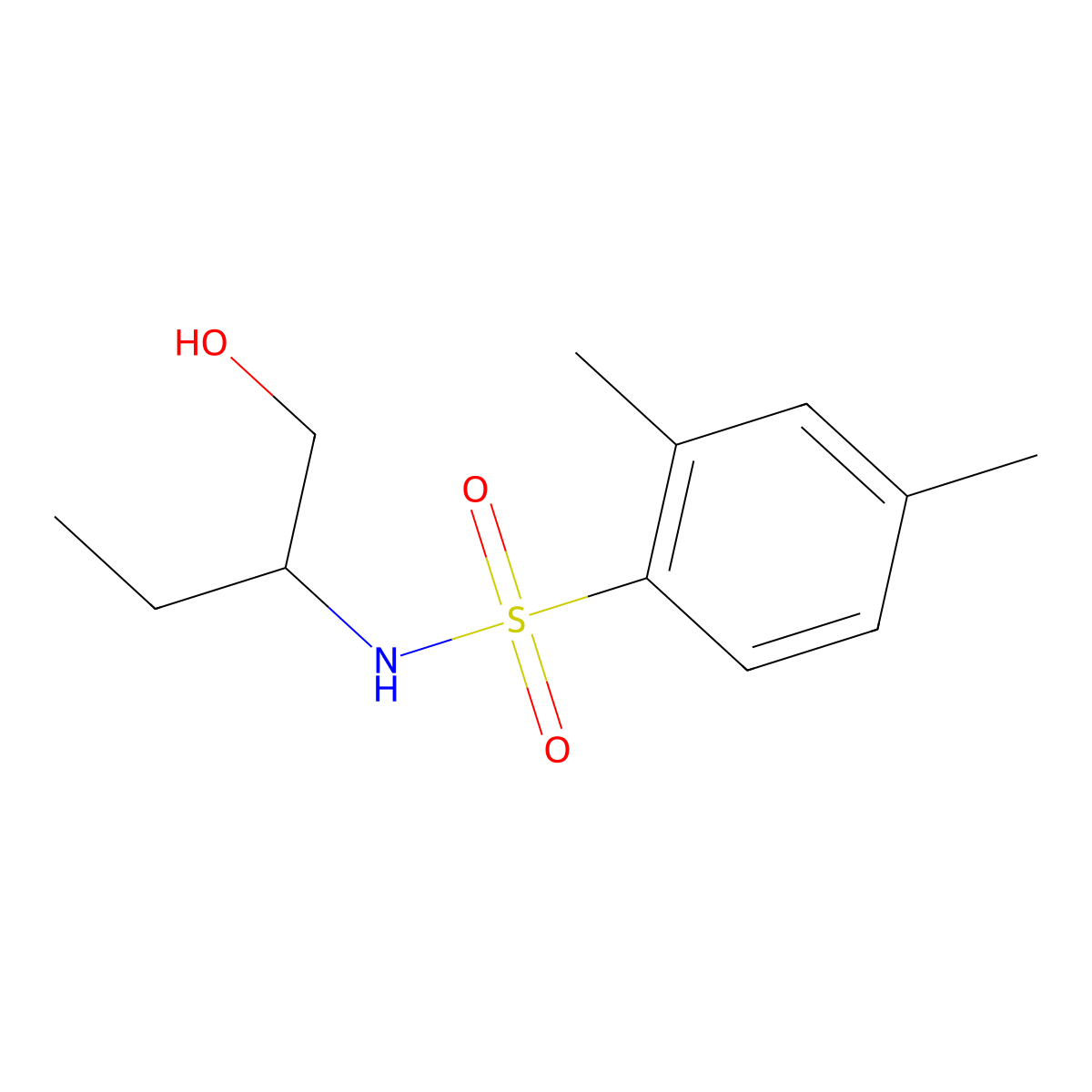 S-(2,4-dimethylphenyl)-1-hydroxybutane-2-sulfonamido molecular structure, CAS 1156259-52-7
