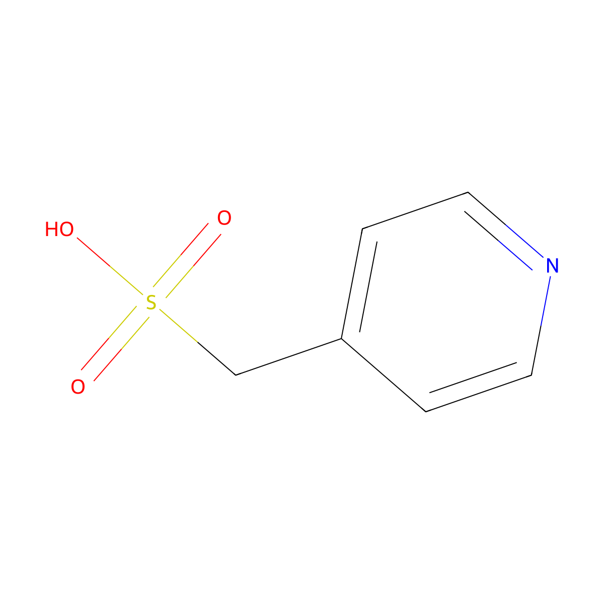 4-Pyridinemethanesulfonic acid molecular structure, CAS 115653-18-4