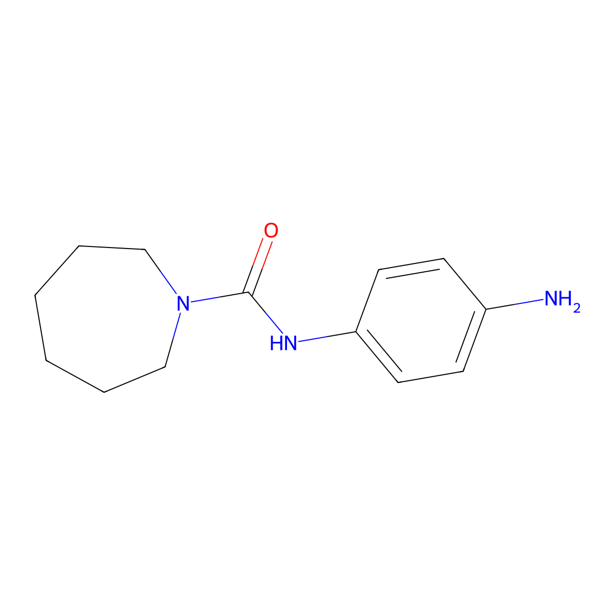 N-(4-aminophenyl)azepane-1-carboxamide molecular structure, CAS 1156592-50-5