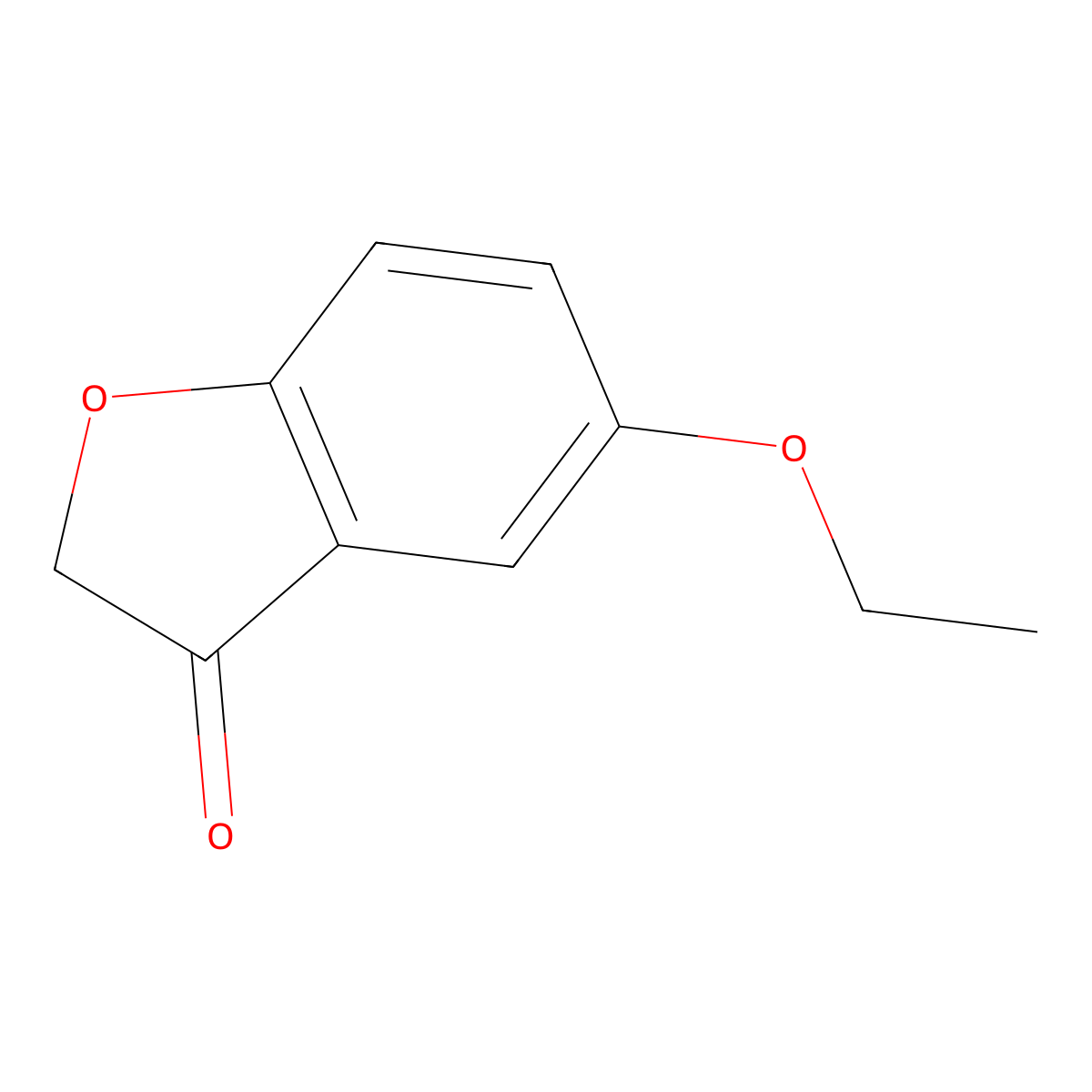 5-Ethoxybenzofuran-3(2H)-one molecular structure, CAS 1156601-39-6